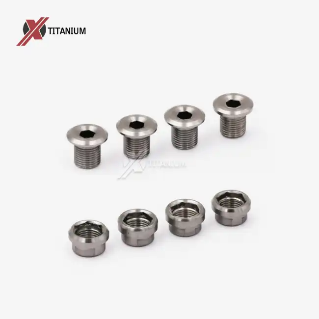 titanium chain ring bolts